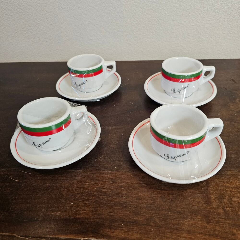 BIA Cordon Bleu Expresso Cup and Saucer Set of 4